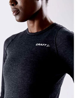 Core Wool Merino LS Shirt Dames zwart - XL