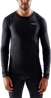 Core Wool Merino Ls Tee M Shirt Ls Zwart