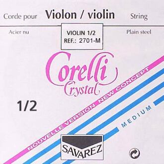 Corelli CO-2701-M vioolsnaar E-1 1/2 vioolsnaar E-1 1/2, steel, ball end