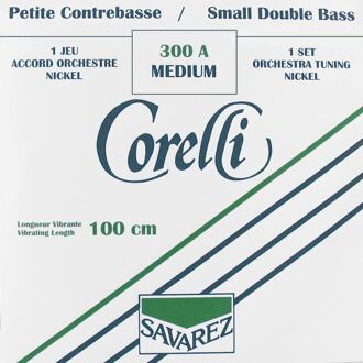 Corelli CO-300-A contrabassnaar set 1/2 contrabassnaar set 1/2, 100 cm., bestaande uit CO-301-A, CO-302-A, CO-303-A en CO-304-A