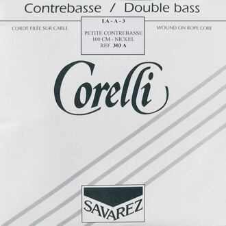 Corelli CO-303-A contrabassnaar A-3 1/2 contrabassnaar A-3 1/2, 100 cm., rope core, nickel