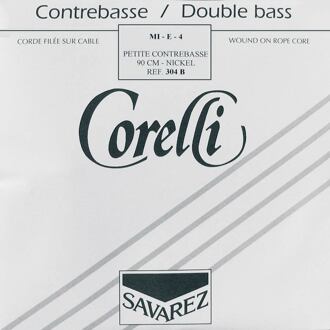 Corelli CO-304-B contrabassnaar E-4 1/4 contrabassnaar E-4 1/4, 90 cm., rope core, nickel