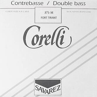 Corelli CO-371-M contrabassnaar G-1 4/4-3/4 contrabassnaar G-1 4/4-3/4,medium, steel, nickel