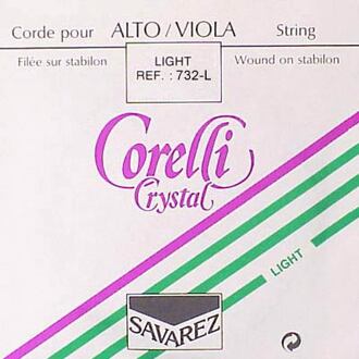 Corelli CO-732-L altvioolsnaar D-2 altvioolsnaar D-2, 33/37 cm., light, stabilon, aluminium