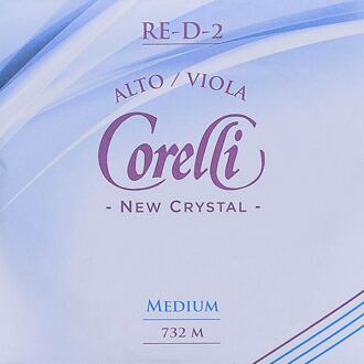 Corelli CO-732-M altvioolsnaar D-2 altvioolsnaar D-2, 33/37 cm., medium, stabilon, aluminium