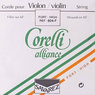 Corelli CO-804-F vioolsnaar G-4 4/4 vioolsnaar G-4 4/4, heavy, alliance KF, aluminium-silver alloy