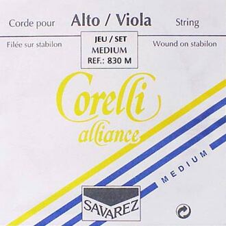 Corelli CO-830-M snarenset altviool snarenset altviool, 33/37 cm., medium, bestaande uit CO-831-M, CO-832-M, CO-833-M en CO-834-M