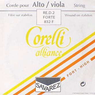 Corelli CO-832-F altvioolsnaar D-2 altvioolsnaar D-2, 33/37 cm., heavy, stabilon, aluminium-alloy