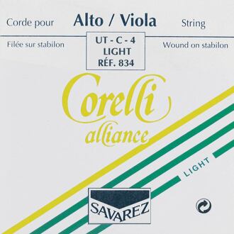 Corelli CO-834-L altvioolsnaar C-4 altvioolsnaar C-4, 33/37 cm., light, stabilon, tungsten-alloy