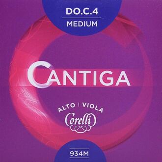 Corelli CO-934-M altvioolsnaar C-4 altvioolsnaar C-4, medium, cantiga material, tungsten