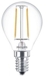 Corepro Ledluster E14 Kogel Filament Helder 2w 250lm - 827 Zeer Warm Wit | Vervangt 25w