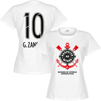 Corinthians G. Zanotti 10 Minas Dames T-Shirt - Wit - M