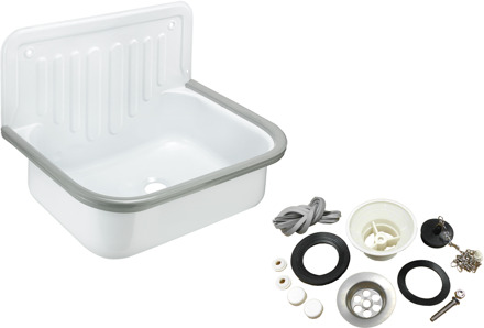 Cornat Cornat Stalen Uitgietbak 50Cm Wi - AGBSET50