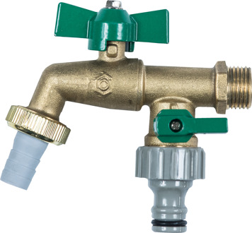 Cornat Dubbeldienst-Kogelkraan 1/2 Ms - T300805