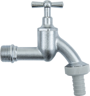 Cornat Dubbeldienstkraan 1/2 Mat/Ch - T300401