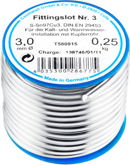 Cornat Fitting-Soldeer Drinkwatersan. 250G - T580915