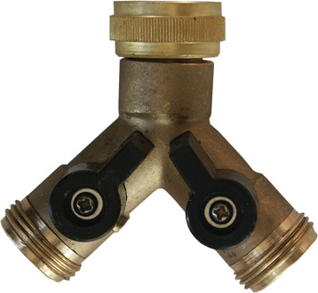 Cornat Garden Messing Y-Klep 3/4V-2X3/4M - FLOR89512