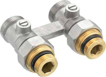 Cornat Kraanblok Duo 1/2Mx3/4V Recht Ms-Ni - VRS591510