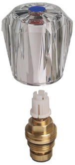 Cornat Kraanbovenstuk Acryl 1/2 Blauw Ac - TEC302401