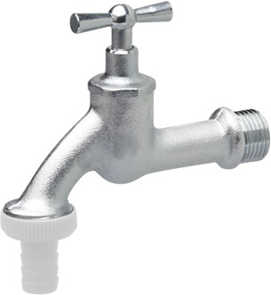 Cornat Messing Aftapkraan 1/2 Chroom-Mat - FLOR92590