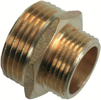 Cornat Messing Dubbele Nippel 1''X3/4 - FLOR92770