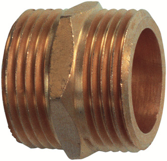 Cornat Messing Dubbele Nippel 3/4 - FLOR92750