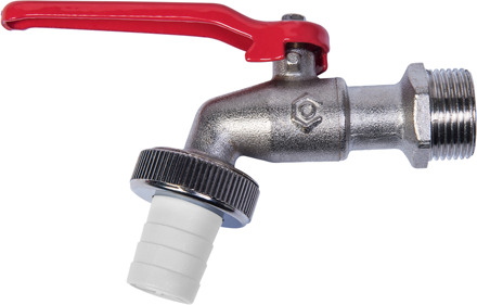 Cornat Messing Kogelaftapkraan 3/4 Ch-Mat - FLOR92585