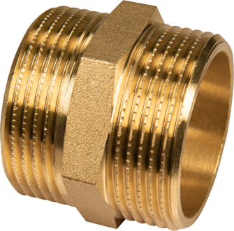 Cornat Messing/Ms Dubbelnippel Mm 1 1/4 - T396604