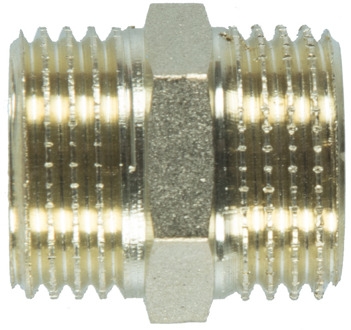 Cornat Messing/Ms Dubbelnippel Mm 1/2 - TEC396601