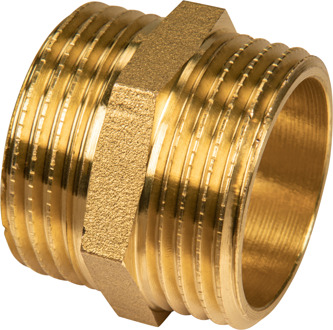 Cornat Messing/Ms Dubbelnippel Mm 1'' - T396603