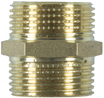 Cornat Messing/Ms Dubbelnippel Mm 3/4 - TEC396602