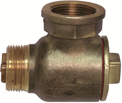 Cornat Messing Terugslagklep Haaks 1'' - FLOR90850