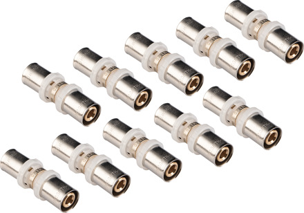 Cornat Perskoppeling 16X16Mm 10St Ms-A2 - VRPTP500650N