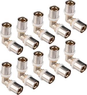 Cornat Perskoppeling Knie 20X20 10St Ms-A2 - VRPTP500120N