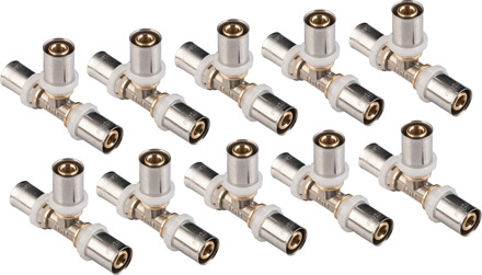 Cornat Perskoppeling T-Stuk 16Mm 10S Ms-A2 - VRPTP500416N