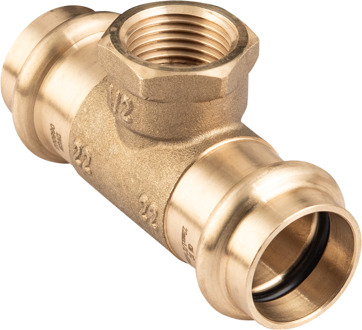 Cornat Perskoppeling T-Stuk 22Mm-1/2-22Mm - T65312212B