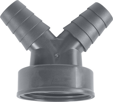 Cornat Slangaansluitstuk Haaks 2X45Gr 6/4 - TEC356397R