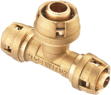 Cornat Steekfitting T-Stuk 16X20X16Mm Ms - VRST660845