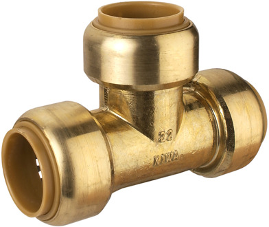 Cornat Steekfitting T-Stuk 18Mm Vvv - T630818