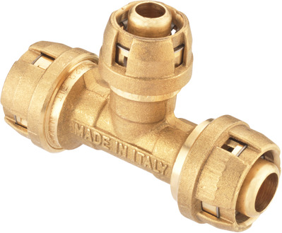 Cornat Steekfitting T-Stuk 26X26X26Mm Ms - VRST660826