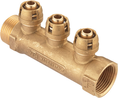 Cornat Steekfitting Verdeelstuk 3X16X1''Ms - VRST662116