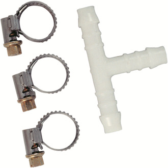 Cornat T-Verbinding Tuinslang 6Mm + Ringen - FLOR88606