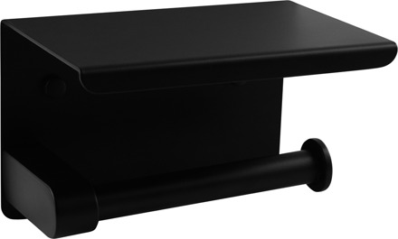 Cornat Toiletrolhouder Planchet Zwart - T364205