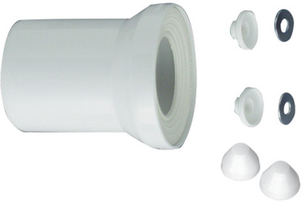 Cornat Wand-Wc Afloop Recht Dn90 180Mm Zw - CKAST90180