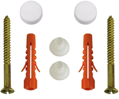 Cornat Wc-Bevestiging-Set Kompleet Wit - T364700