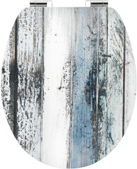 Cornat Wc-Bril Acrylaat Sc Wooden Br - KSDSC308