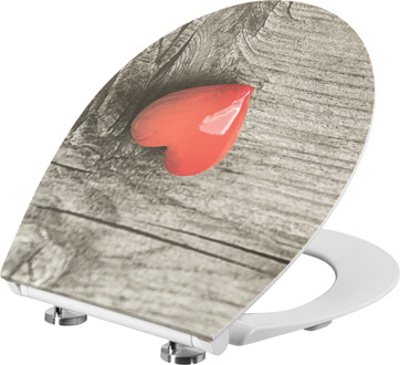 Cornat Wc-Bril Duroplast Eikenhart Slim Sc - KSDSC294