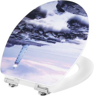 Cornat Wc-Bril Mdf Lichttoren Sc Bl - KSDSC355