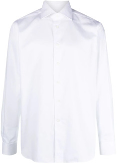 Corneliani Formal Shirts Corneliani , White , Heren - 2Xl,L,4Xl,3Xl