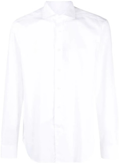 Corneliani Formal Shirts Corneliani , White , Heren - M,4Xl,5Xl